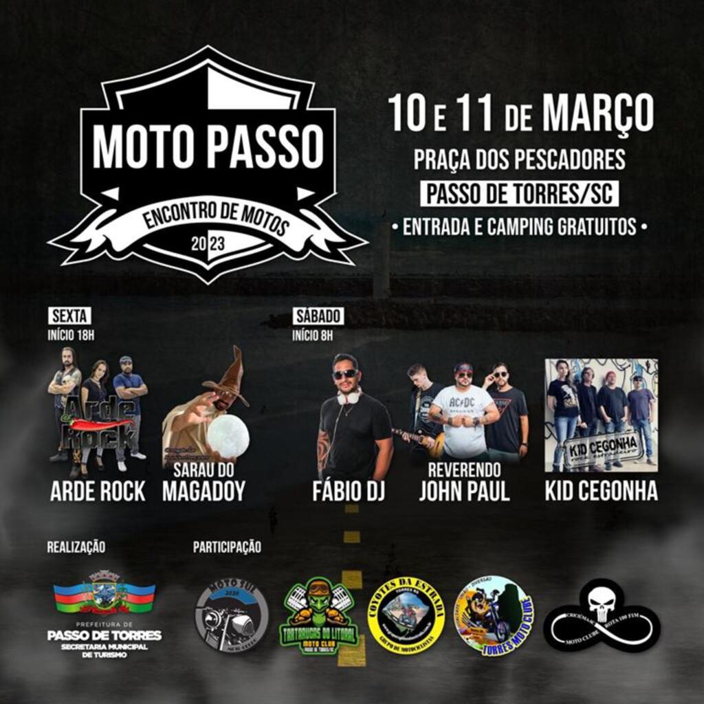 MUNICÍPIO DE PASSO DE TORRES PROMOVE O 1º ENCONTRO “MOTO PASSO”
