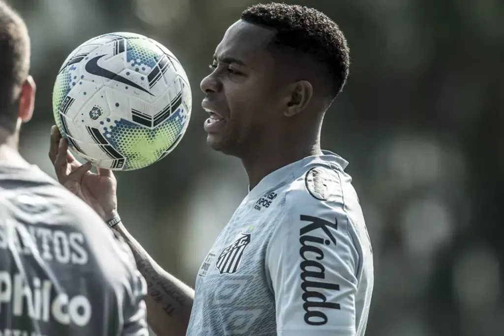  - Robinho, quando estava no Santos — Foto: Ivan Storti/Santos FC