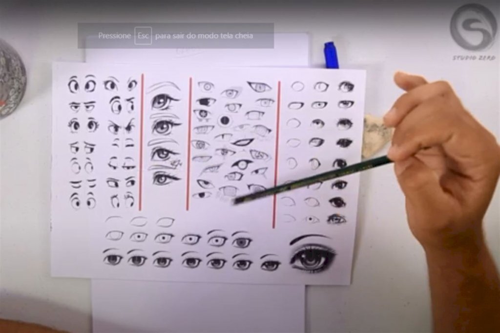 Artistas dão aulas de desenho básico de graça no Youtube