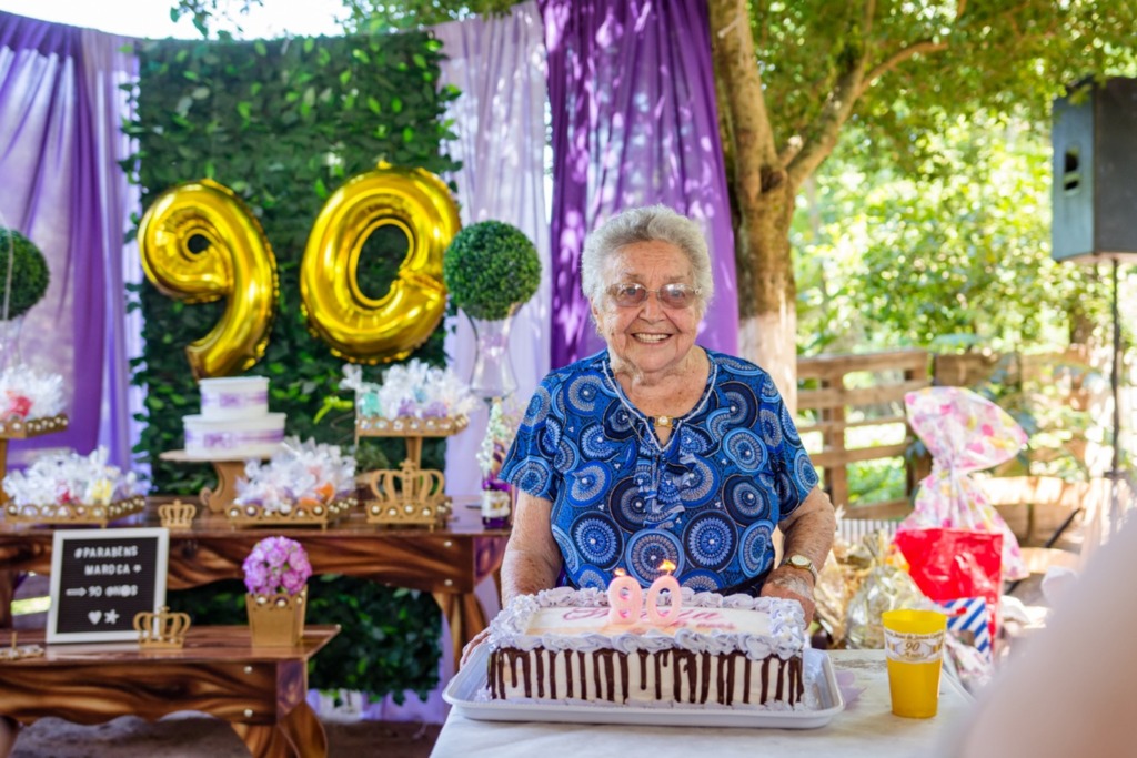 Foto: Arquivo Pessoal - Dona de casa tem 90 anos de idade