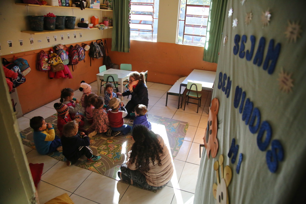 Gabriel Haesbaert - Na Escola Municipal Luizinho de Grandi, a integração com pais e alunos ajuda no dia a dia