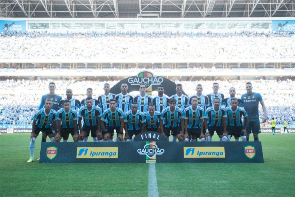 título imagem Baixe o pôster do Grêmio, pentacampeão gaúcho