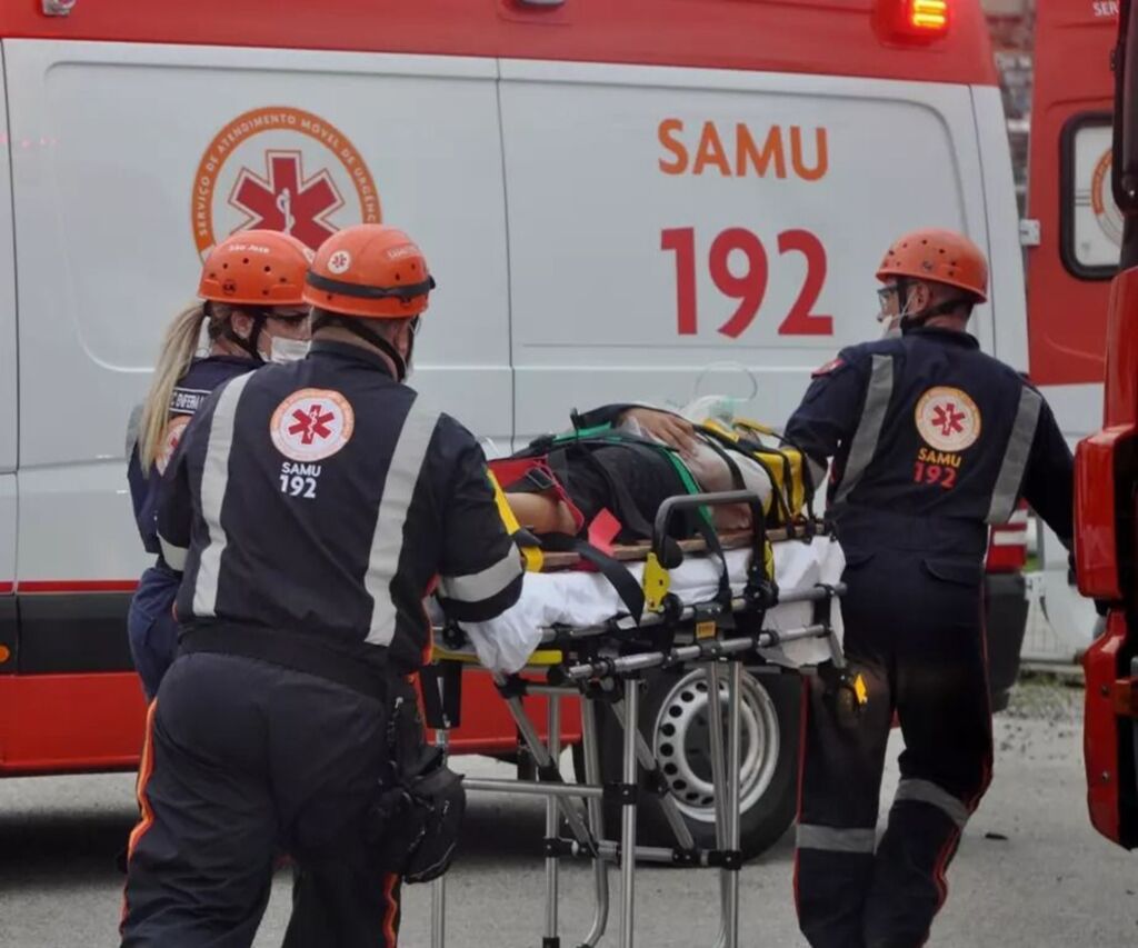 (Imagem reprodução CBMSC) - SAMU e Bombeiros: Confira algumas ocorrências do final de semana