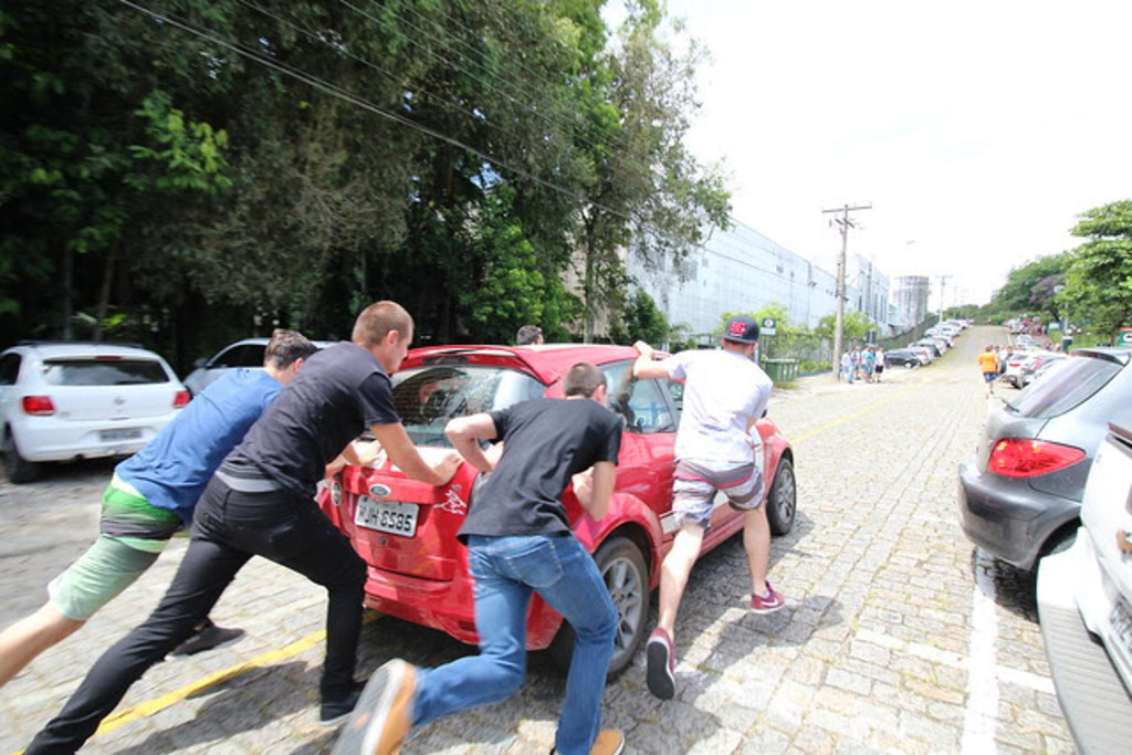 Jonas Porto - Prova do Carro disputada na Calouríadas em 2017 
pelos calouros