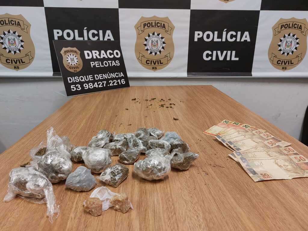 Quatro criminosos com antecedentes são presos pela Draco de Pelotas