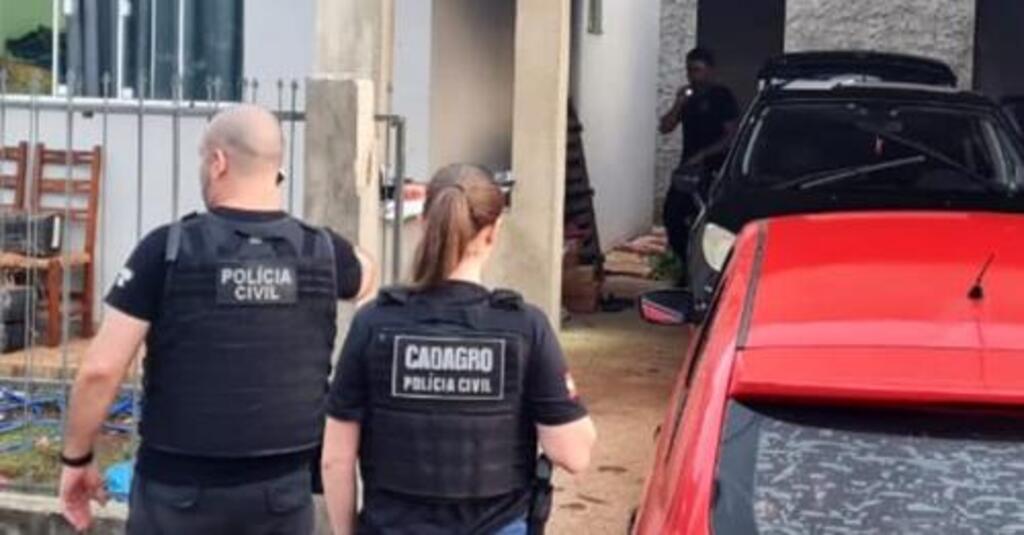 Quatro pessoas são presas com 200 kg de droga em Xaxim