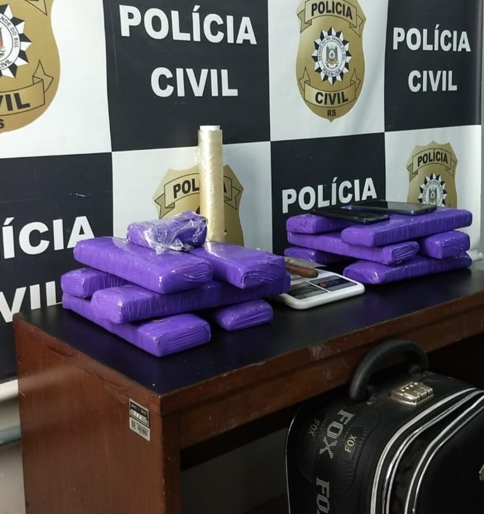 Divulgação - Grande quantdade de droga estava dentro de um apartamento, no Fragata