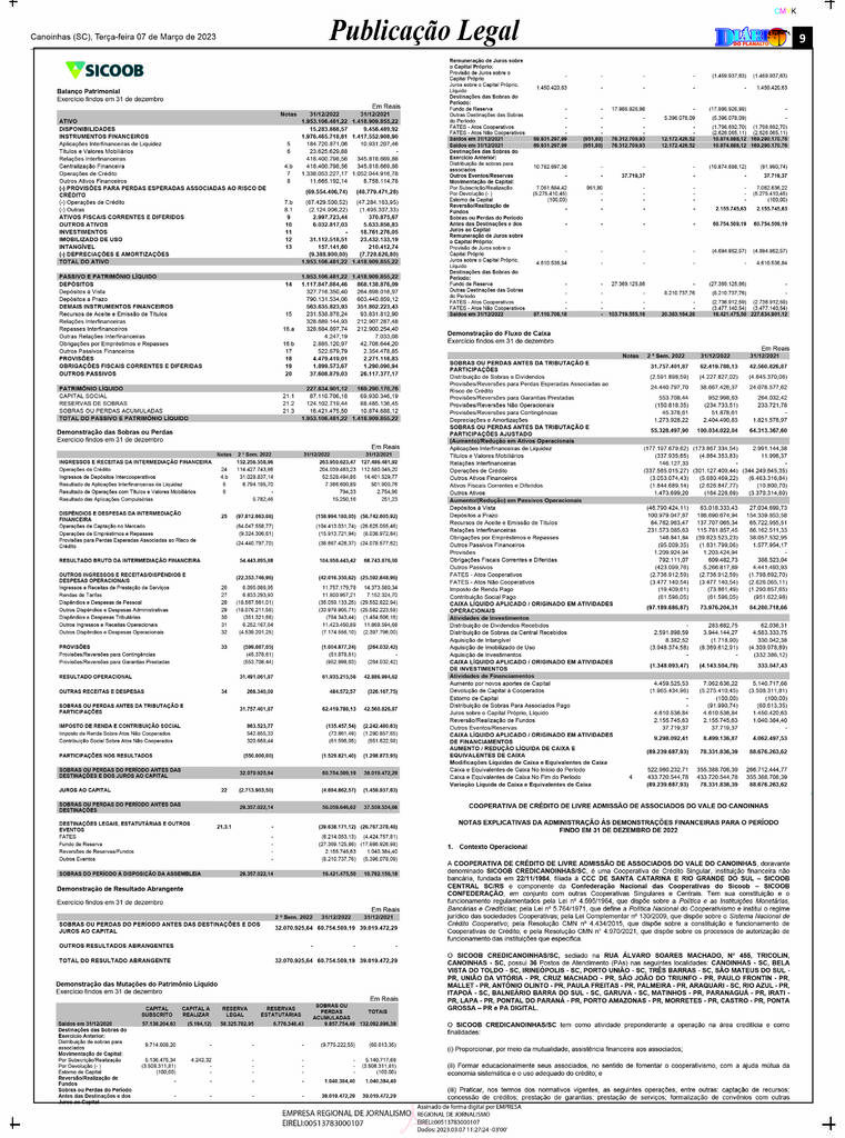 Publicidade Legal 07/03/2023 16:10