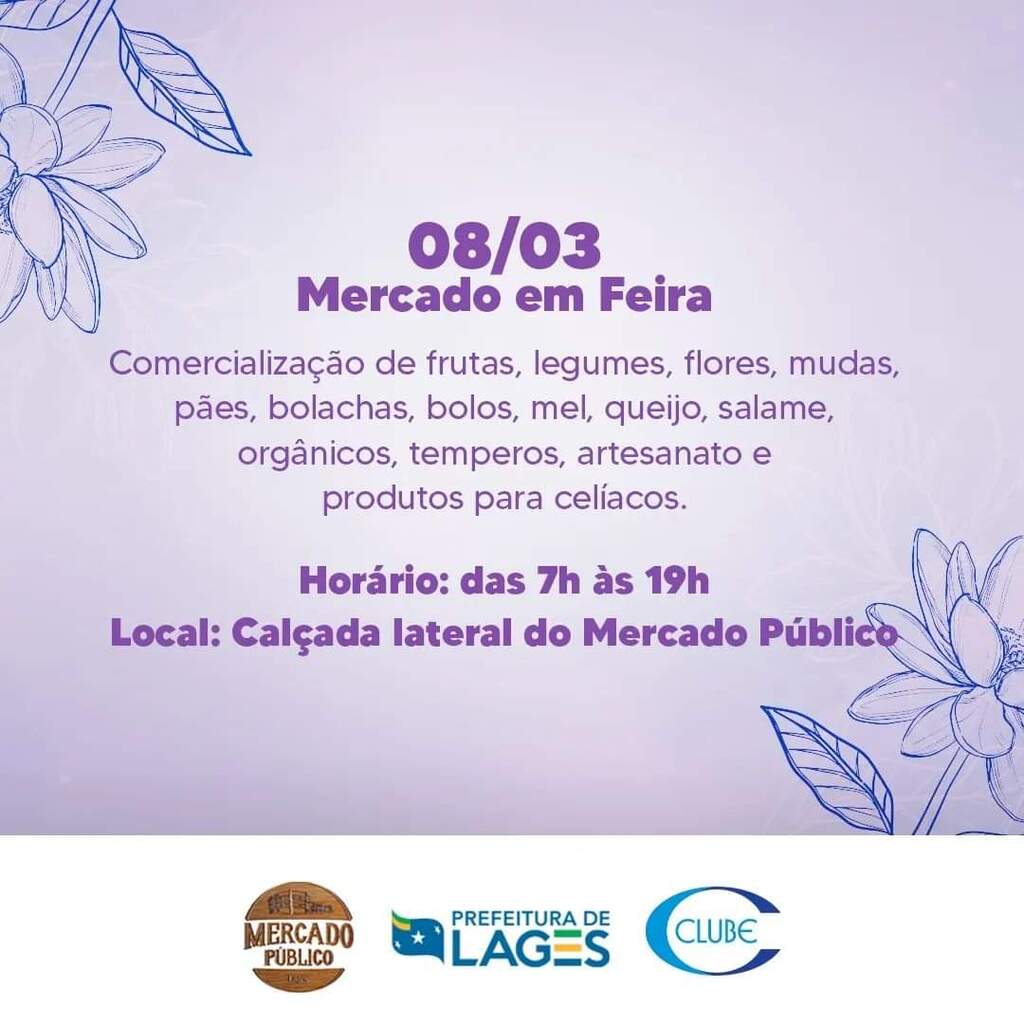 Programação do “Mês da Mulher no Mercado Público” terá tarde de cuidados e feira de produtos nos próximos dias