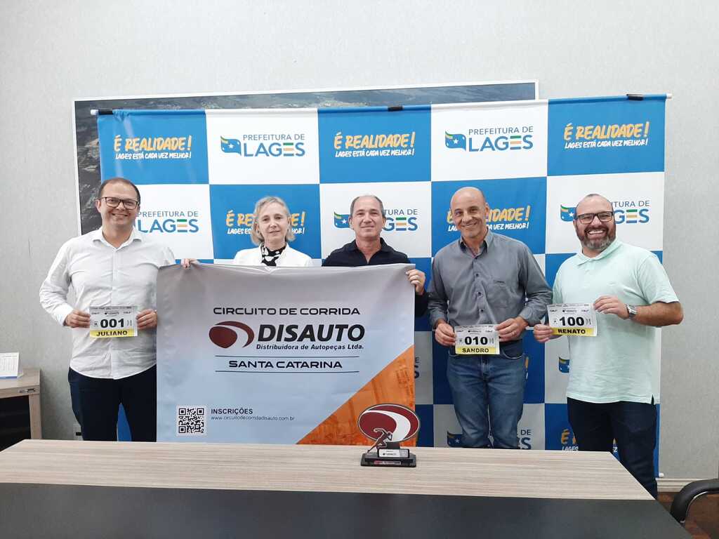 Lages terá a primeira etapa do Circuito de Corrida Disauto Santa Catarina