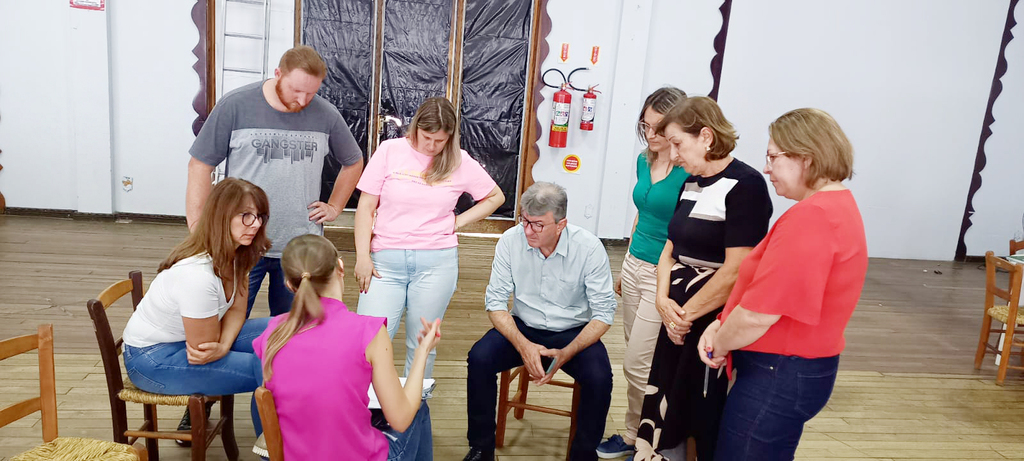 Administração Municipal de Capinzal realiza visita ao Centro educacional para tratar do Projeto de Reforma