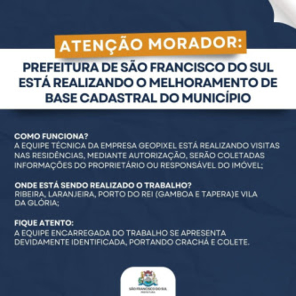 Empresa contratada pela Prefeitura de SFS visita moradores para coleta de informações para base cadastral