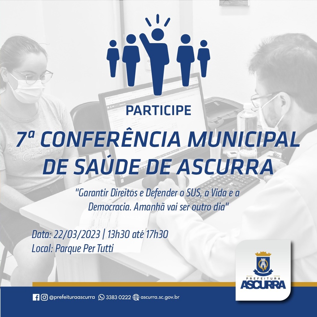 Ascurra promove 7ª Conferência Municipal de Saúde.