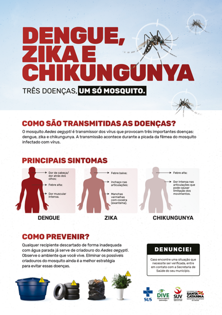 DEFESA CIVIL EMITE ALERTA DE RISCO MUITO ALTO PARA DENGUE NO ESTADO