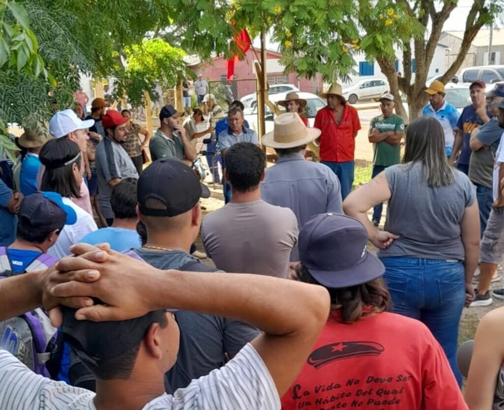 Assentados fazem reivindicações na Hulha