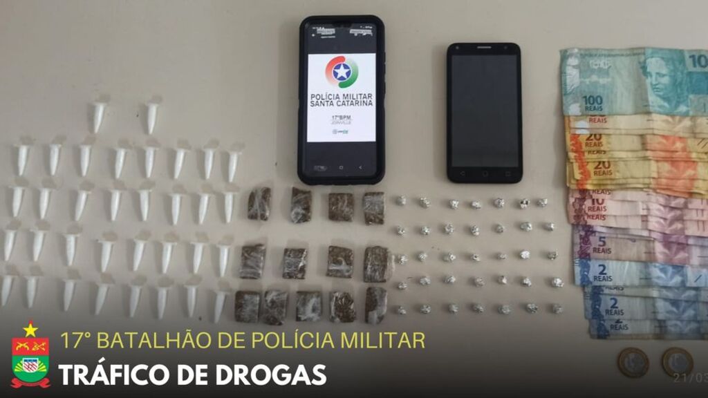 PM apreende droga no Ulisses Guimarães