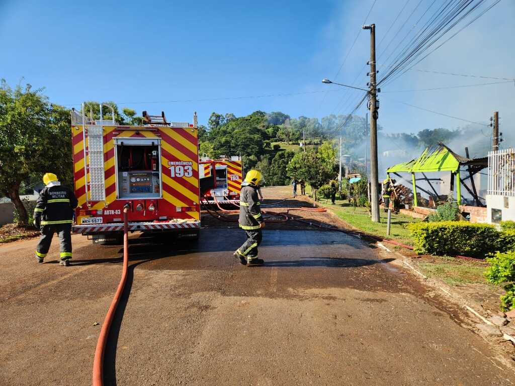 Fogo em residências