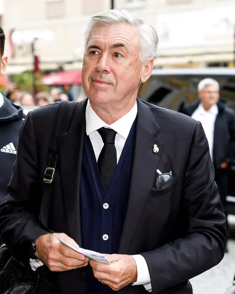  - Carlo Ancelotti, técnico do Real Madrid, que interessa à seleção brasileira — Foto: Divulgação / Real Madrid