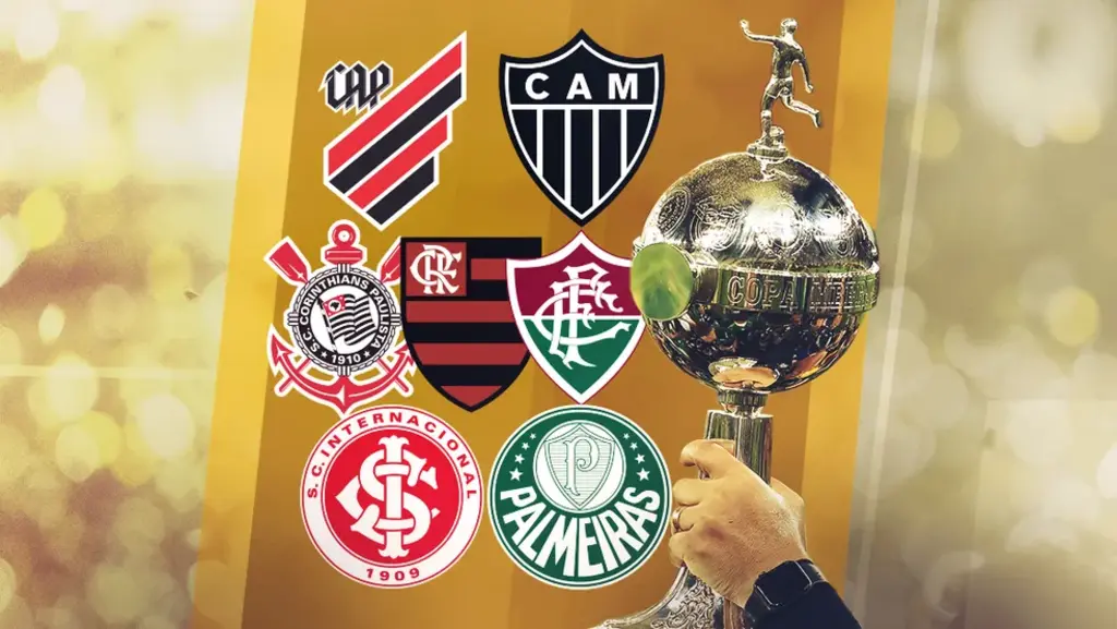  - Brasileiros na Libertadores — Foto: Arte ge