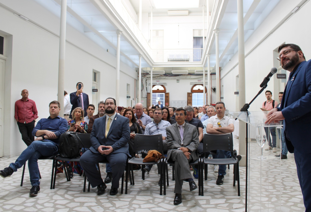 - Foto: Secom Udesc - Encontro de recepção foi realizado no Museu da Escola Catarinense (Mesc), no Centro Histórico da Capital