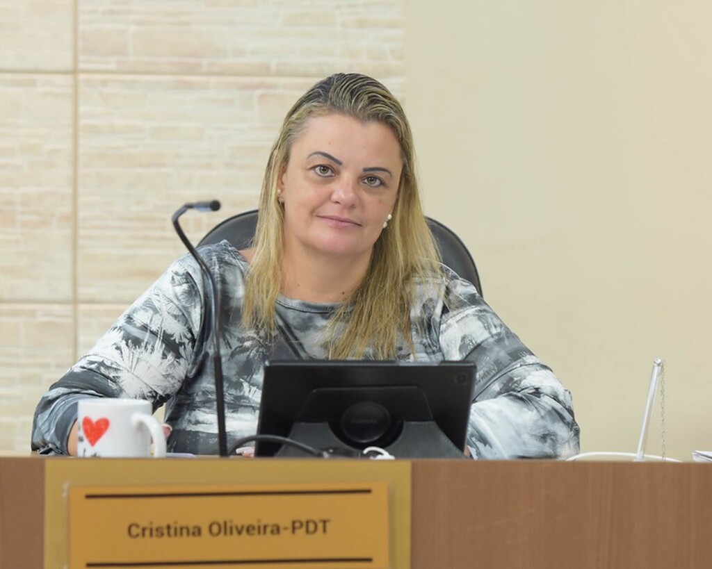 Foto: Gabriel Xavier - Câmara Municipal - Projeto de lei foi apresentado pela vereadora Cristina Oliveira (PDT)
