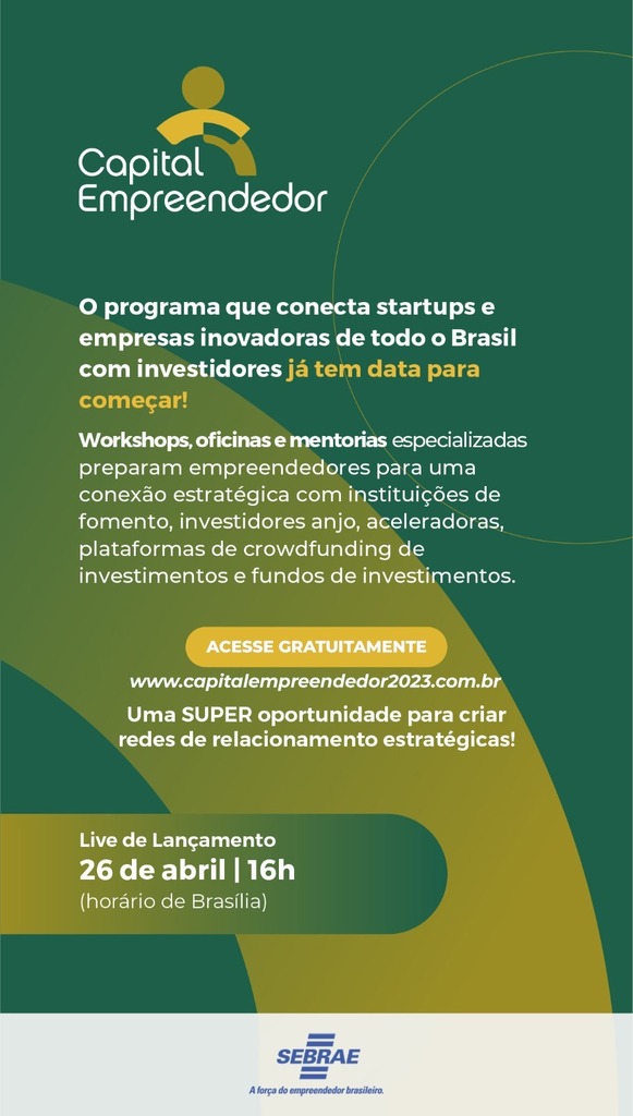 Programa do Sebrae/SC conecta empreendedores a investidores