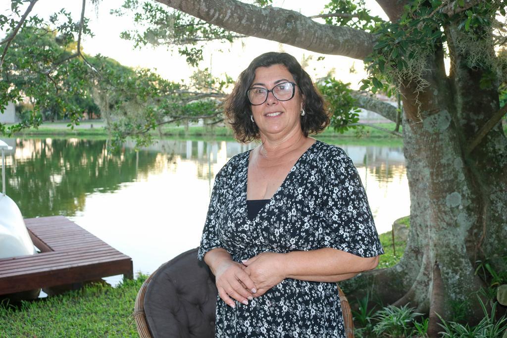 Presidente da APAE de Santa Rosa do Sul, Fátima de Bitencourt Varela.