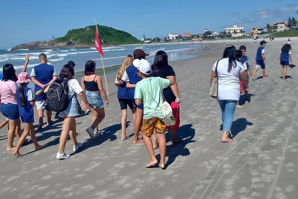 Encerramento das atividades de educação ambiental do programa Bandeira Azul