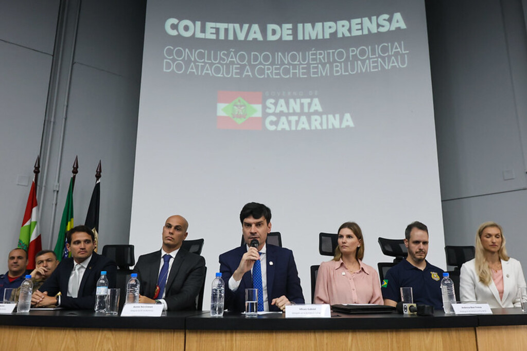 Polícia Civil de Santa Catarina finaliza inquérito do ataque à creche de Blumenau