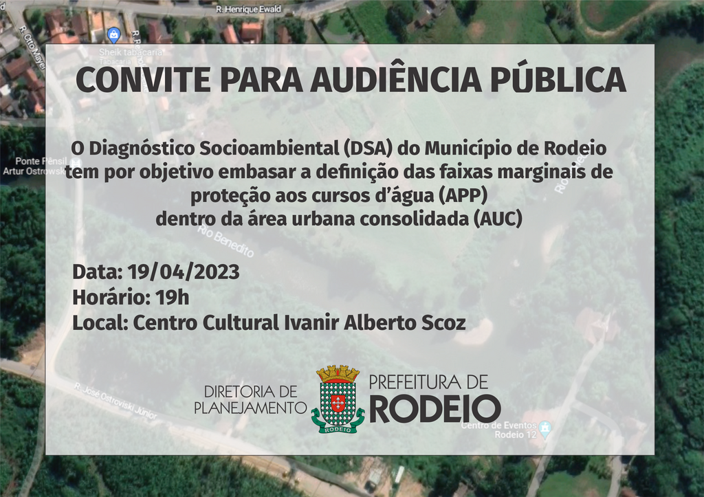 CONVITE PARA AUDIÊNCIA PÚBLICA