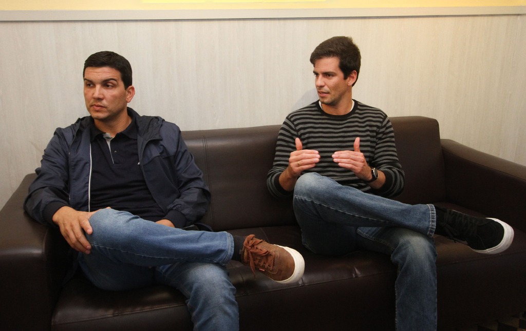 Foto: Carlos Queiroz - DP - Marcos Fontoura e o presidente Pedro Amaral Brito falam da importância da mobilização