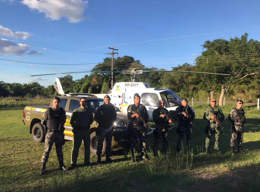 Divulgação - Ação teve apoio do helicóptero Guapo do Batalhão de Aviação de Caxias do Sul.