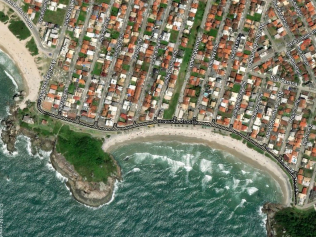 Praia da Saudade 'Prainha' em São Francisco do Sul terá pavimentação asfáltica em toda sua orla