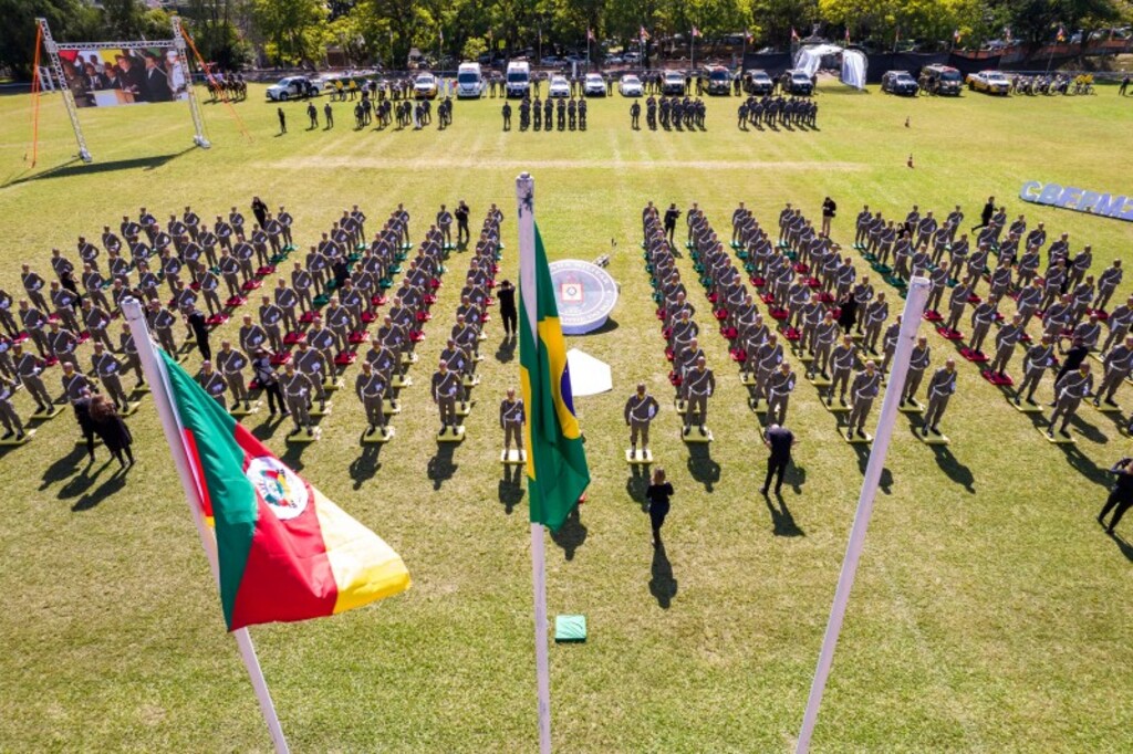 Gustavo Mansur/JC - Solenidades ocorreram simultaneamente em quatro polos de ensino da Brigada Militar.