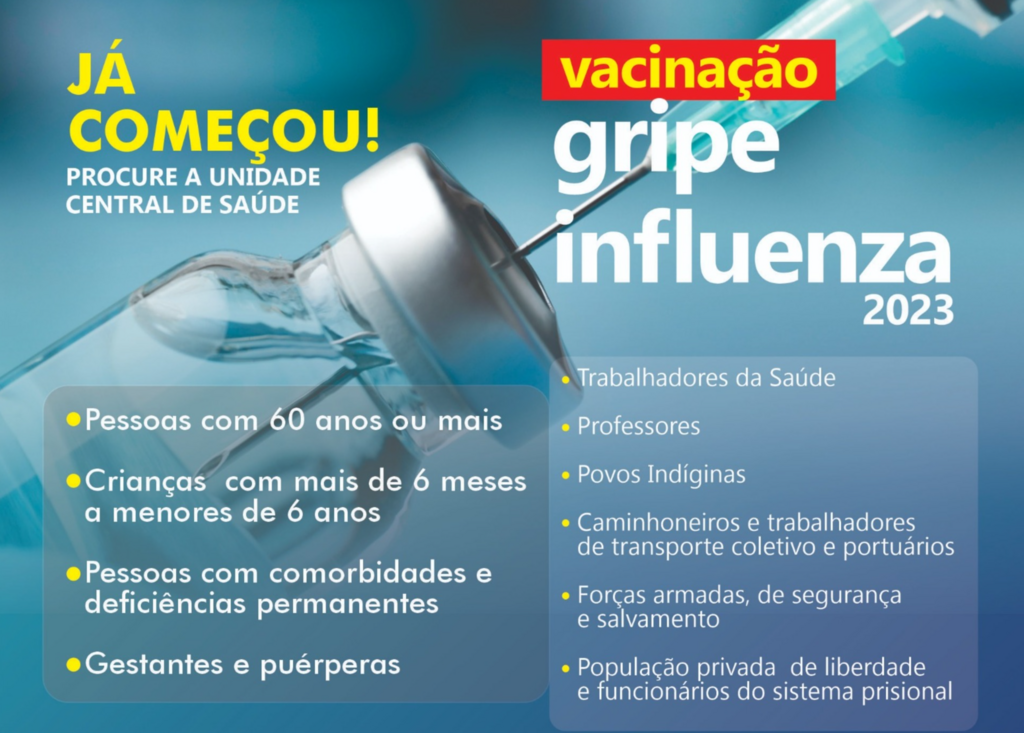 Alterados os 'Dias D' de vacinação contra Influenza