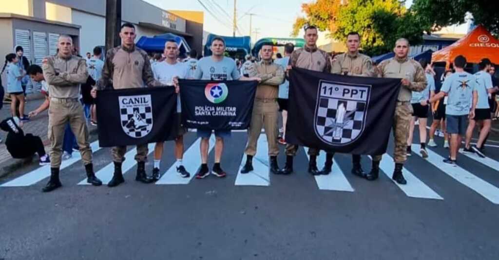 Polícia Militar de Santa Catarina participa da 2ª Corrida da Rotam