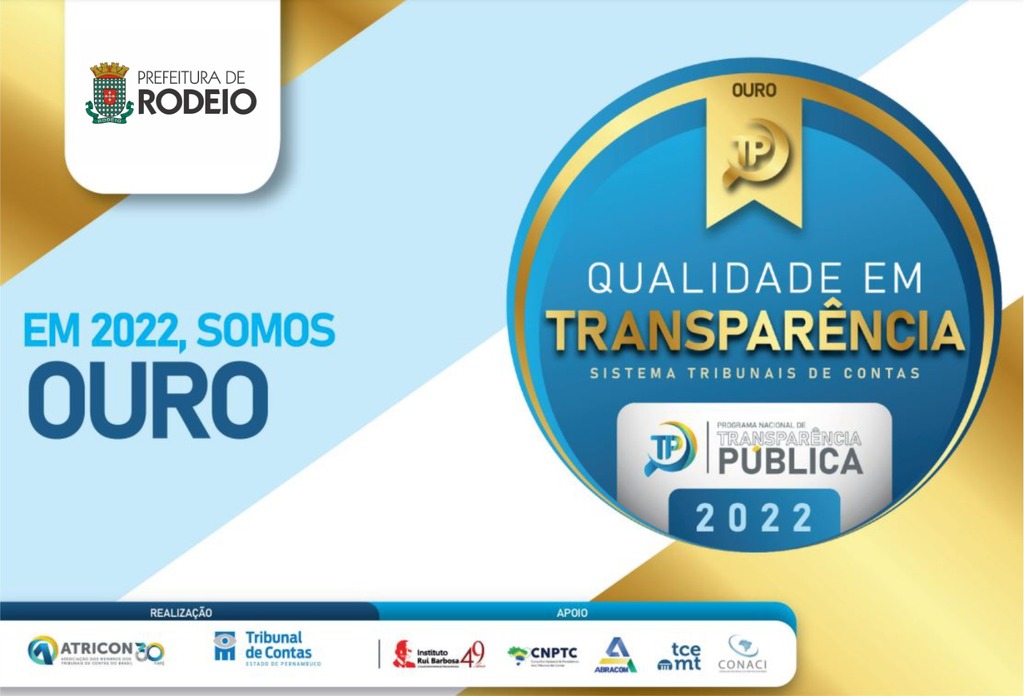 RODEIO É OURO EM TRANSPARÊNCIA