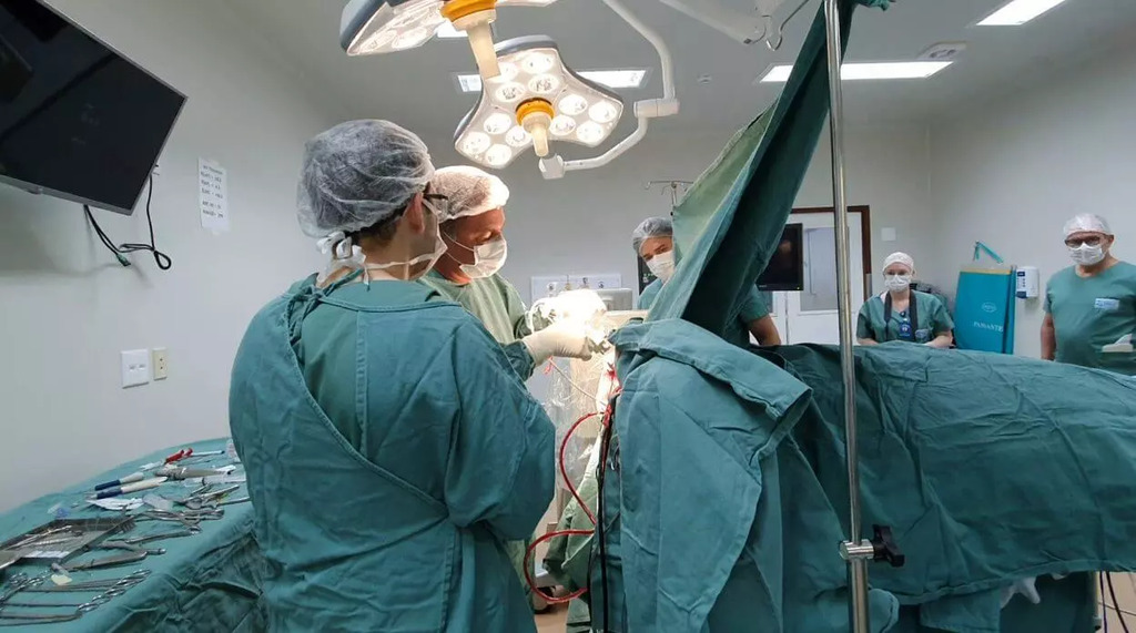 Hospital de Blumenau faz primeiro implante cerebral para ajudar pacientes com Parkinson