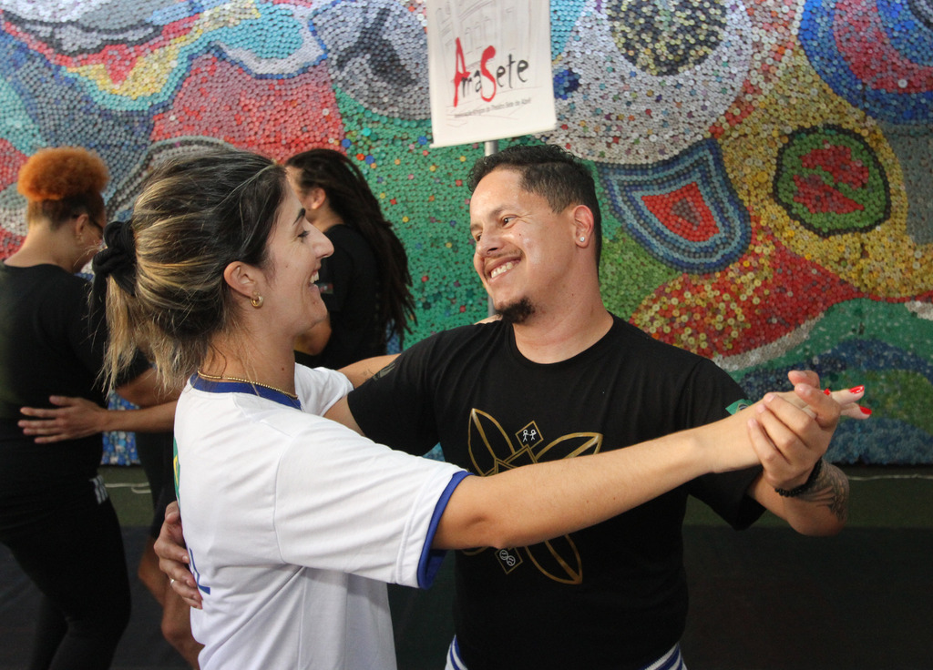 Foto: Carlos Queiroz - DP - O professor Renan Brião ministrou a oficina de milonga