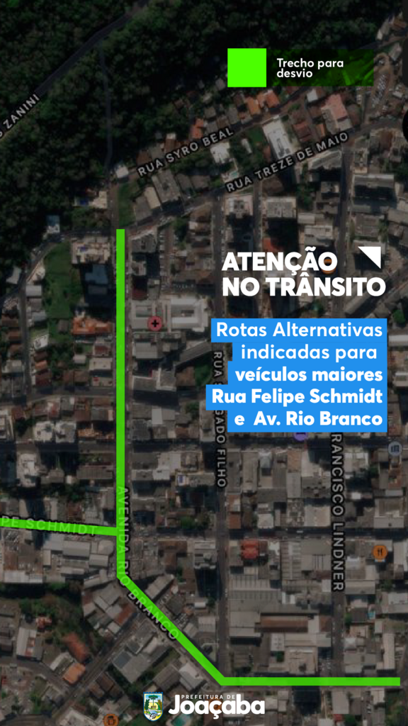 Comunicado trânsito em Joaçaba