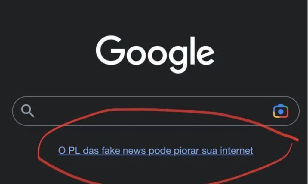 Governo quer apuração sobre campanha do Google contra PL das Fake News