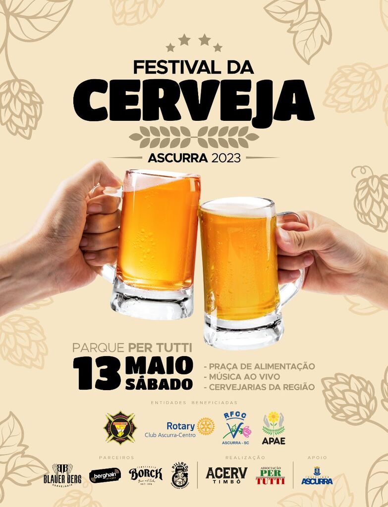 Vem aí o Festival da Cerveja de Ascurra!