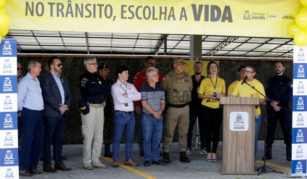 Ações de conscientização integram programação do Maio Amarelo em Joinville