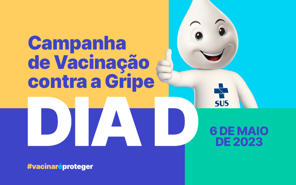 Sábado é dia D de vacinação contra a gripe