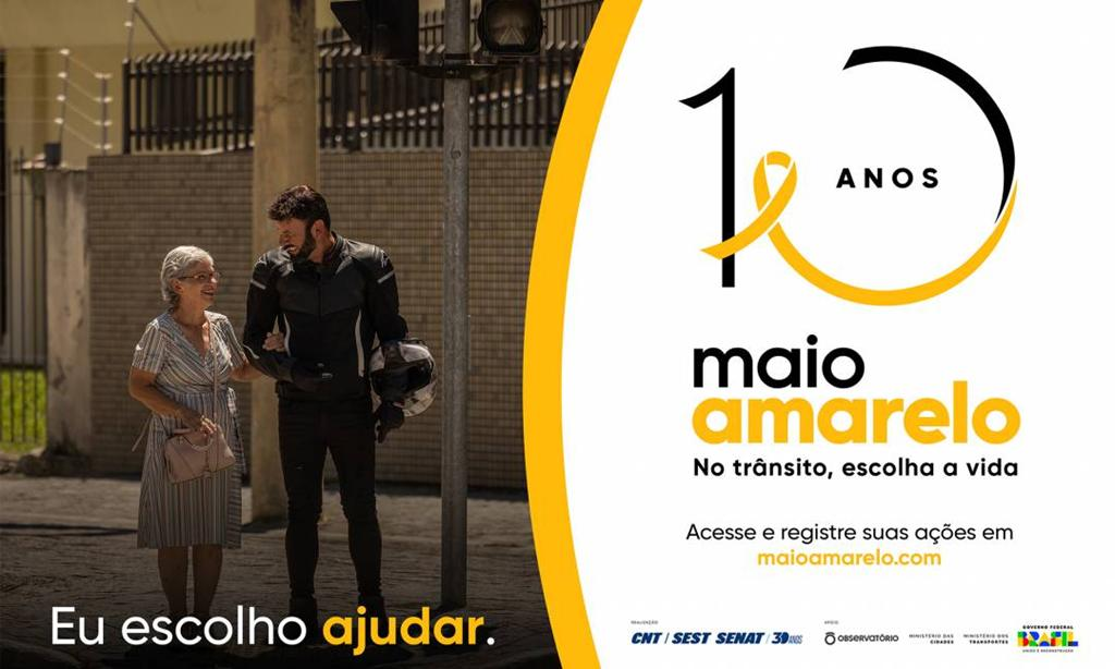 MAIO AMARELO COMEÇA COM AÇÕES EM TODO O PAÍS