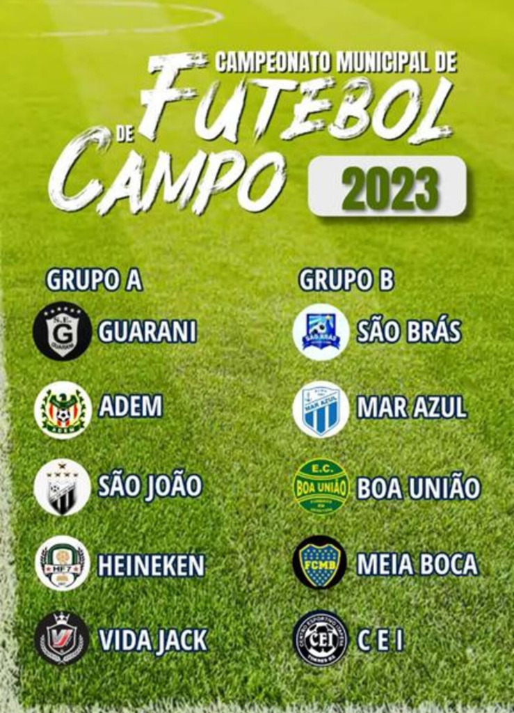 CONFIRMADOS OS TIMES DO CAMPEONATO MUNICIPAL DE FUTEBOL DE TORRES