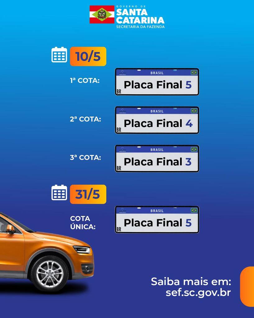 O prazo para o pagamento do IPVA