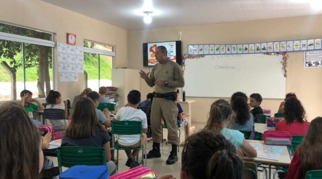 Turma do Proerd se aproxima à conclusão do curso