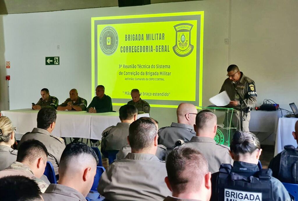 Reunião técnica da Brigada Militar é realizada em Santa Maria