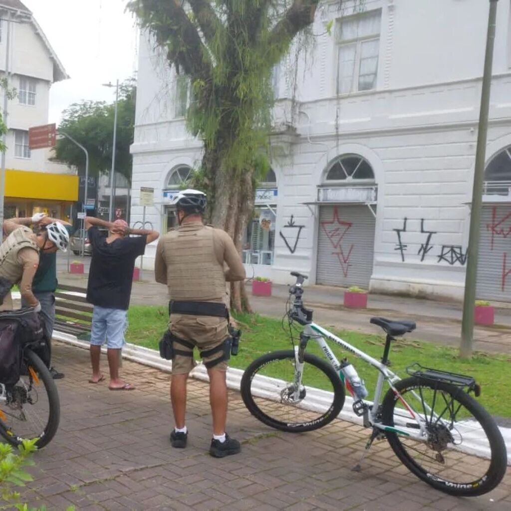 PM realizou Operação Ostensividade no centro de Joinville